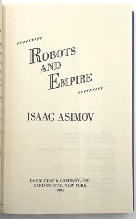Robots and Empire