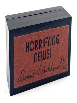 Item #1812 Horrifying News! Edward H. Hutchins