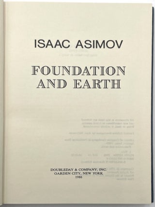 Foundation and Earth