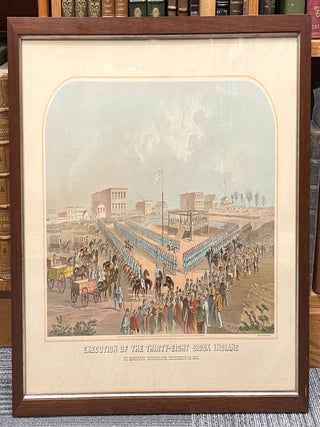 Item #1835 Lithograph Print "Execution of the Thirty-Eight Sioux Indians" Minnesota