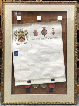 Item #1840 Framed Manuscript Indenture Dated May 31st, 1860. United Kingdom