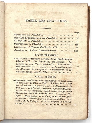 Histoire de Charles XII. Roi de Suede