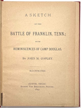 A Sketch of the Battle of Franklin, Tenn.