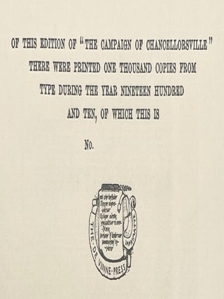 The Campaign of Chancellorsville