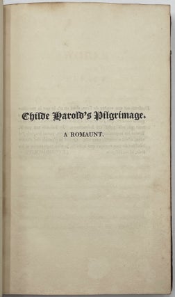 The Works of the Right Honourable Lord Byron, 5 Vols.