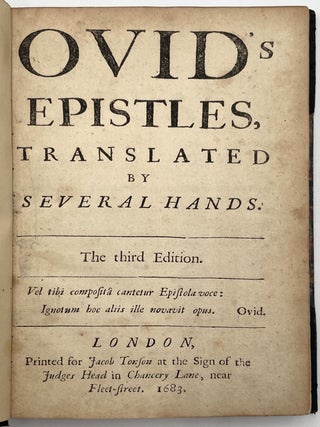 Ovid's Epistles, Translated by Several Hands
