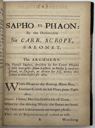 Ovid's Epistles, Translated by Several Hands