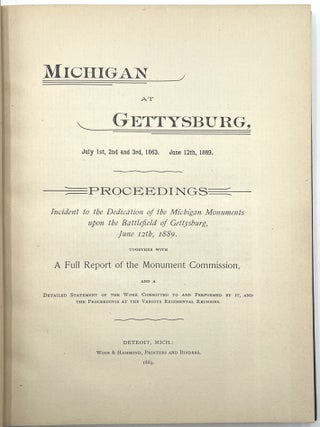 Michigan at Gettysburg