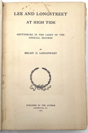 Lee and Longstreet at High Tide
