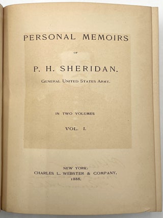 Personal Memoirs of P. H. Sheridan