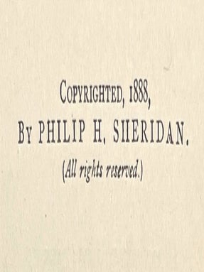 Personal Memoirs of P. H. Sheridan