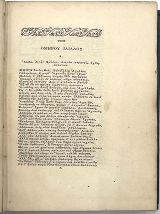 Ilias et Odyssea, 2 Vols.