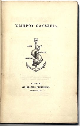 Ilias et Odyssea, 2 Vols.