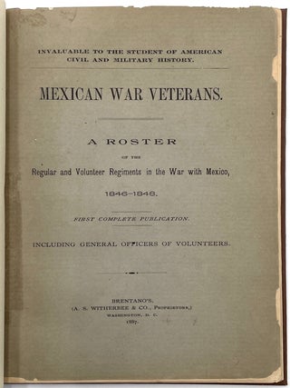 Item #1928 Mexican War Veterans. Wm. Hugh Robarts