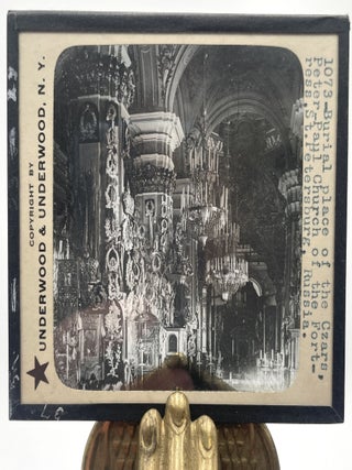 Group of 34 Glass Travel Slides Depicting Views of Pre-Bolshevik Era Russia, circa 1895 - 1915
