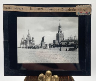 Group of 34 Glass Travel Slides Depicting Views of Pre-Bolshevik Era Russia, circa 1895 - 1915