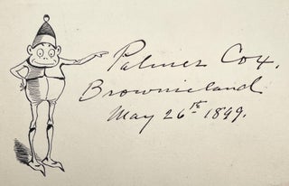 Inscribed Card, w/ Small Drawing, 1899