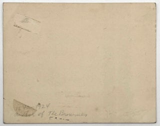 Inscribed Card, w/ Small Drawing, 1899