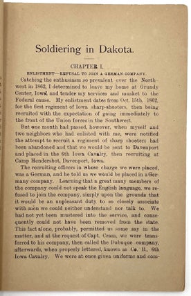 Soldiering in Dakota Among the Indians, in 1863 – 4 - 5