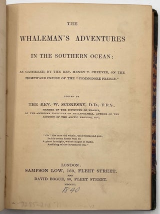 The Whaleman’s Adventures in the Southern Ocean