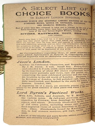 Estes and Lauriat’s 8th Annual Holiday Catalogue of Books, 1886