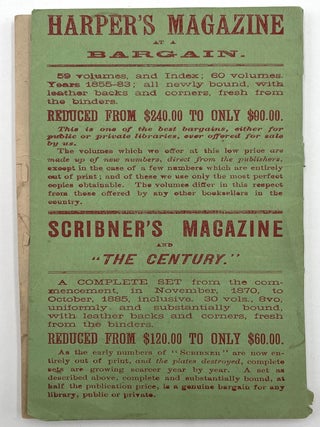Estes and Lauriat’s 8th Annual Holiday Catalogue of Books, 1886