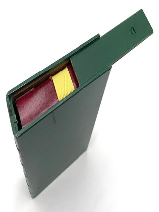 Book-Shaped Sample Slipcase from Park Book Shop, 1967