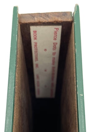 Book-Shaped Sample Slipcase from Park Book Shop, 1967