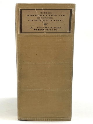 The Amenities of Book-Collecting