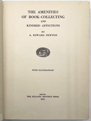 The Amenities of Book-Collecting