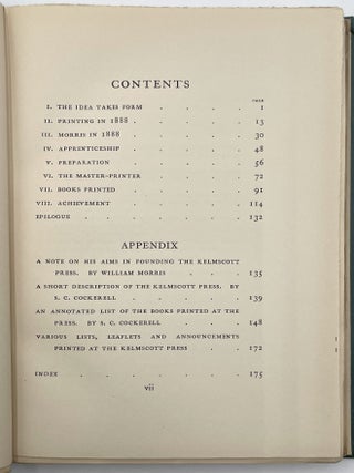 The Kelmscott Press and William Morris Master-Craftsman