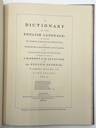 Dr Johnson and Noah Webster