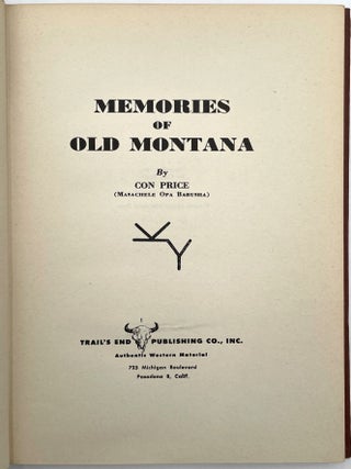 Memories of Old Montana