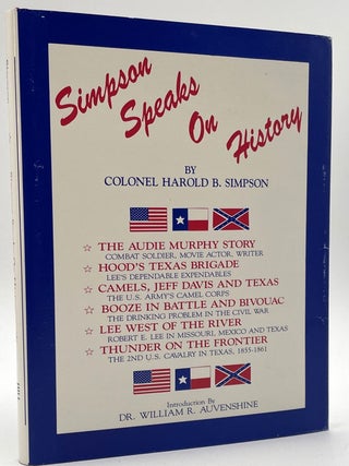 Item #2102 Simpson Speaks on History. Harold B. Simpson