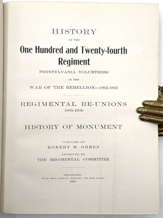 History of the 124th Regiment Pennsylvania Volunteers