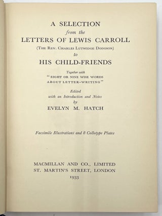 Letters of Lewis Carroll