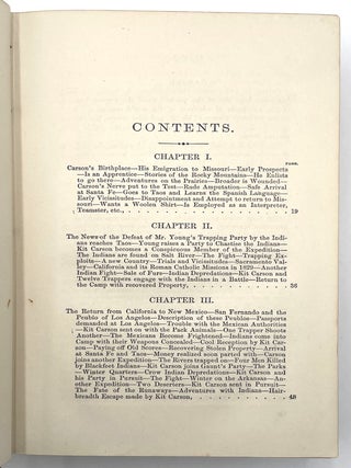 Kit Carson's Life and Adventures