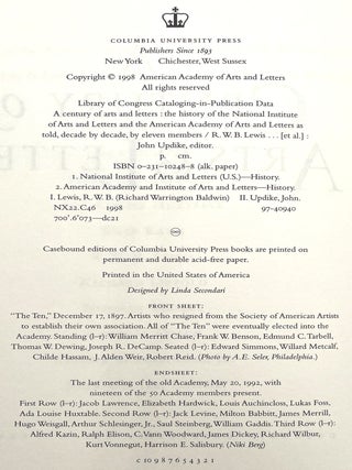 A Century of Arts & Letters