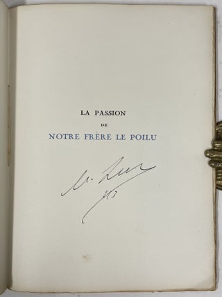 La Passion de Notre Frère le Poilu (The Passion of our Brother the Soldier).