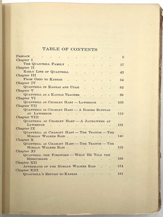 Quantrill and the Boder Wars