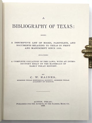 Bibliography of Texas
