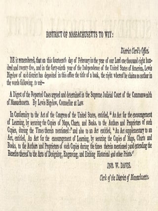 Bigelow's Digest