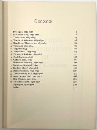 The First Hundred Years of Nino Cochise