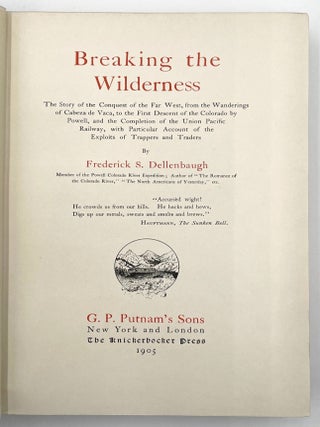 Breaking the Wilderness