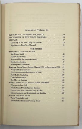 First White Women Over the Rockies, 3 Vols.