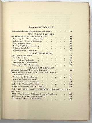 First White Women Over the Rockies, 3 Vols.