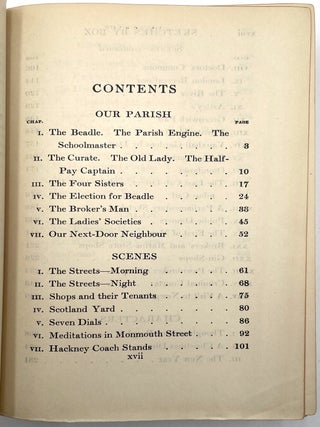 The Works of Charles Dickens Sketches by Boz
