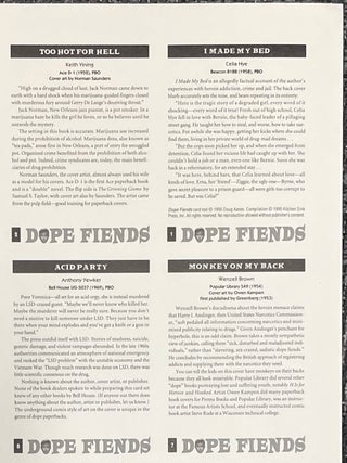 Uncut Sheet of 36 &ldquo;Dope Fiends&rdquo; Trading Cards