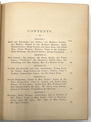 Memorials of the Life of Amelia Opie