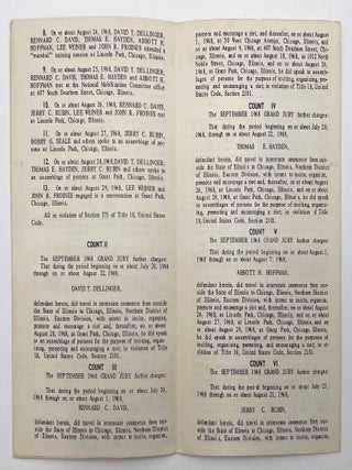Original Conspiracy Eight “Anti-Riot Act” Pamphlet